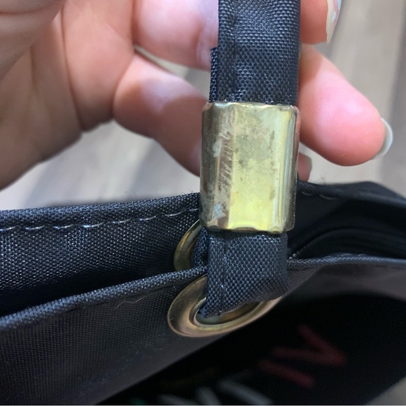 Italia Siena womens medium/large black shoulder tote bag - Picture 5 of 12